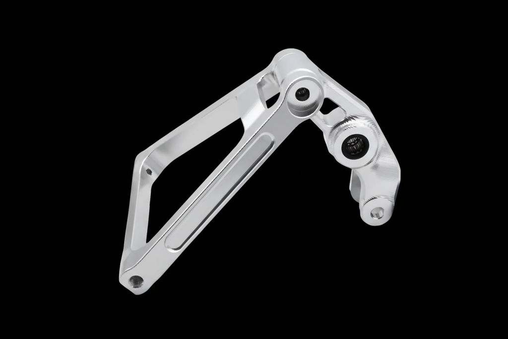 Brake lever with black background