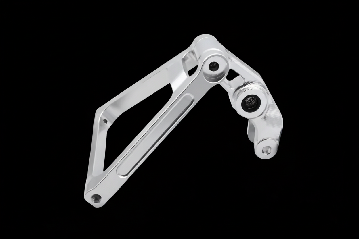 Brake lever with black background