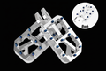 Footpegs with black background