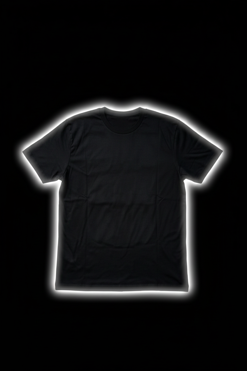 T-Shirt Front View with Glow