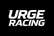 URGE RACING - White on Black